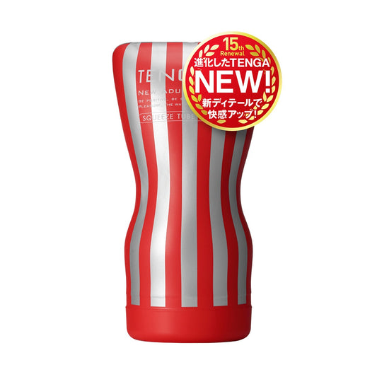 Tenga - Squeeze Tube Cup Regular - Red (NEW GENERATION 2020)