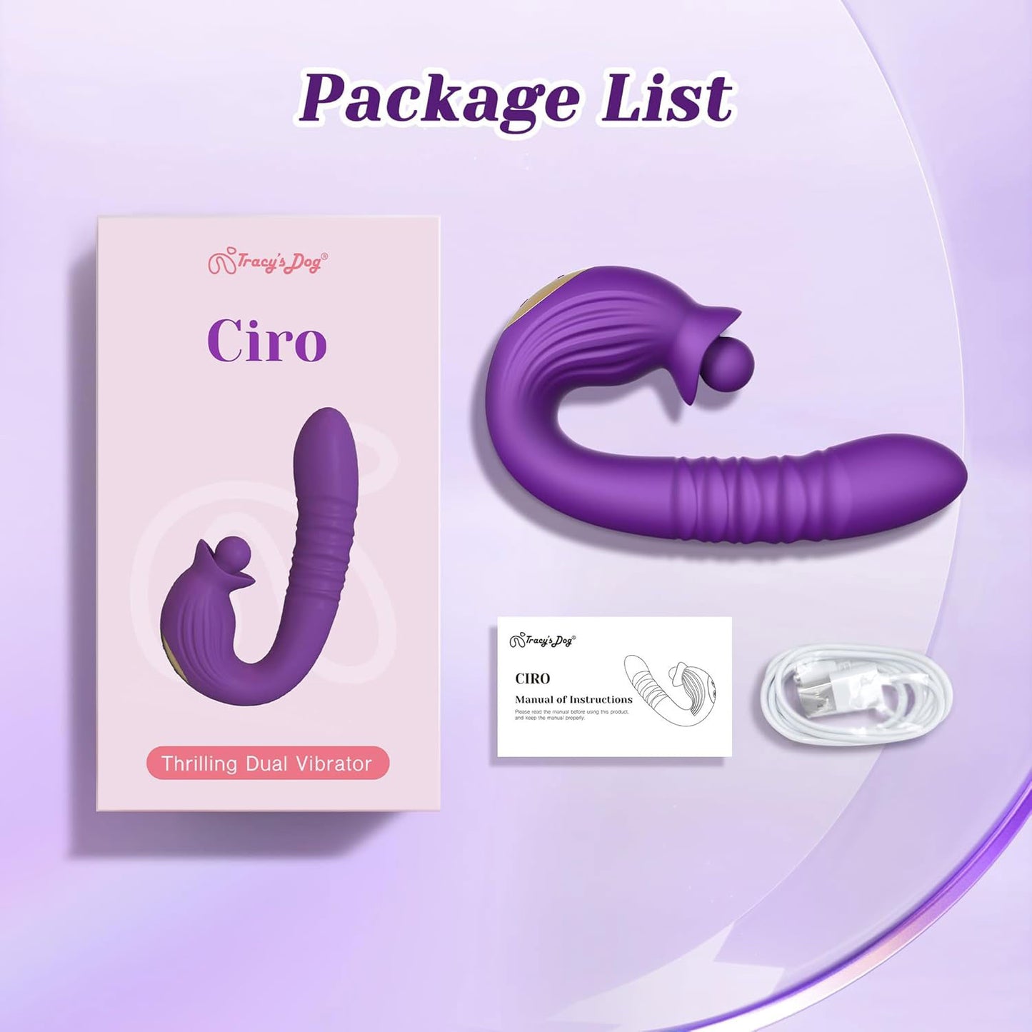 Tracy's Dog Ciro - Clitoral Licking Stimulator and G-Spot Vibrator