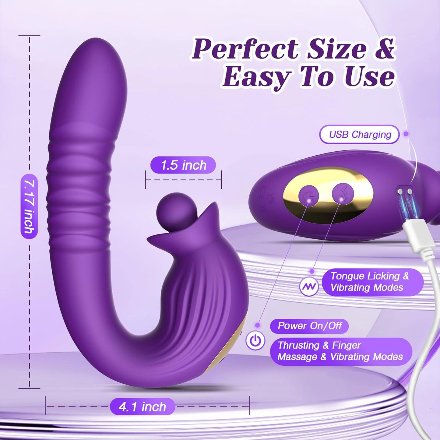 Tracy's Dog Ciro - Clitoral Licking Stimulator and G-Spot Vibrator