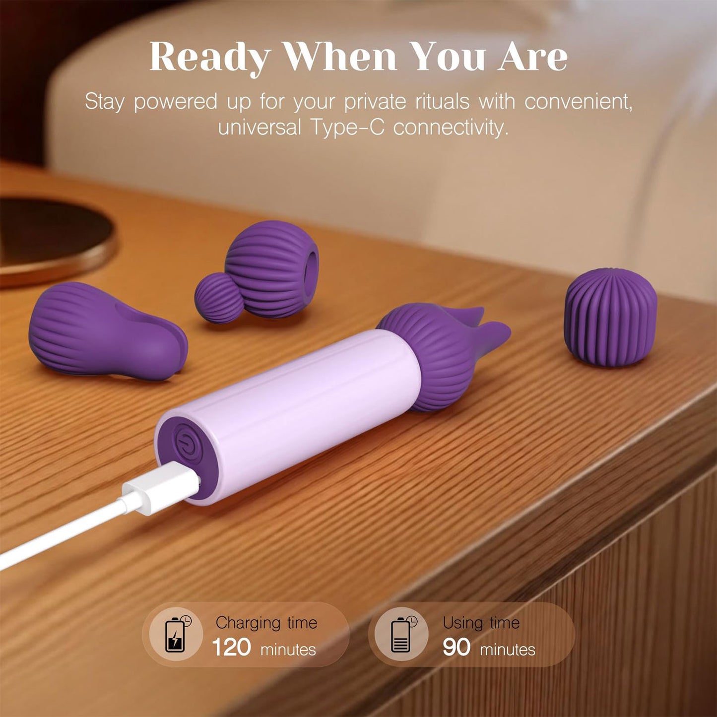 Tracy's Dog Nibble - Bullet Vibrator with Silicone Attachment Set