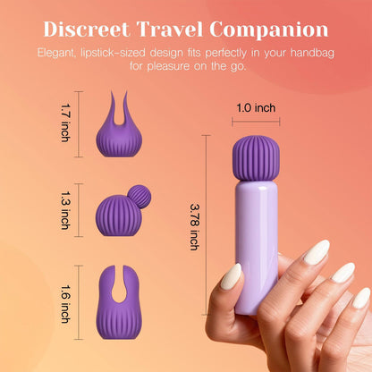 Tracy's Dog Nibble - Bullet Vibrator with Silicone Attachment Set