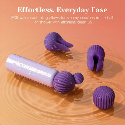 Tracy's Dog Nibble - Bullet Vibrator with Silicone Attachment Set