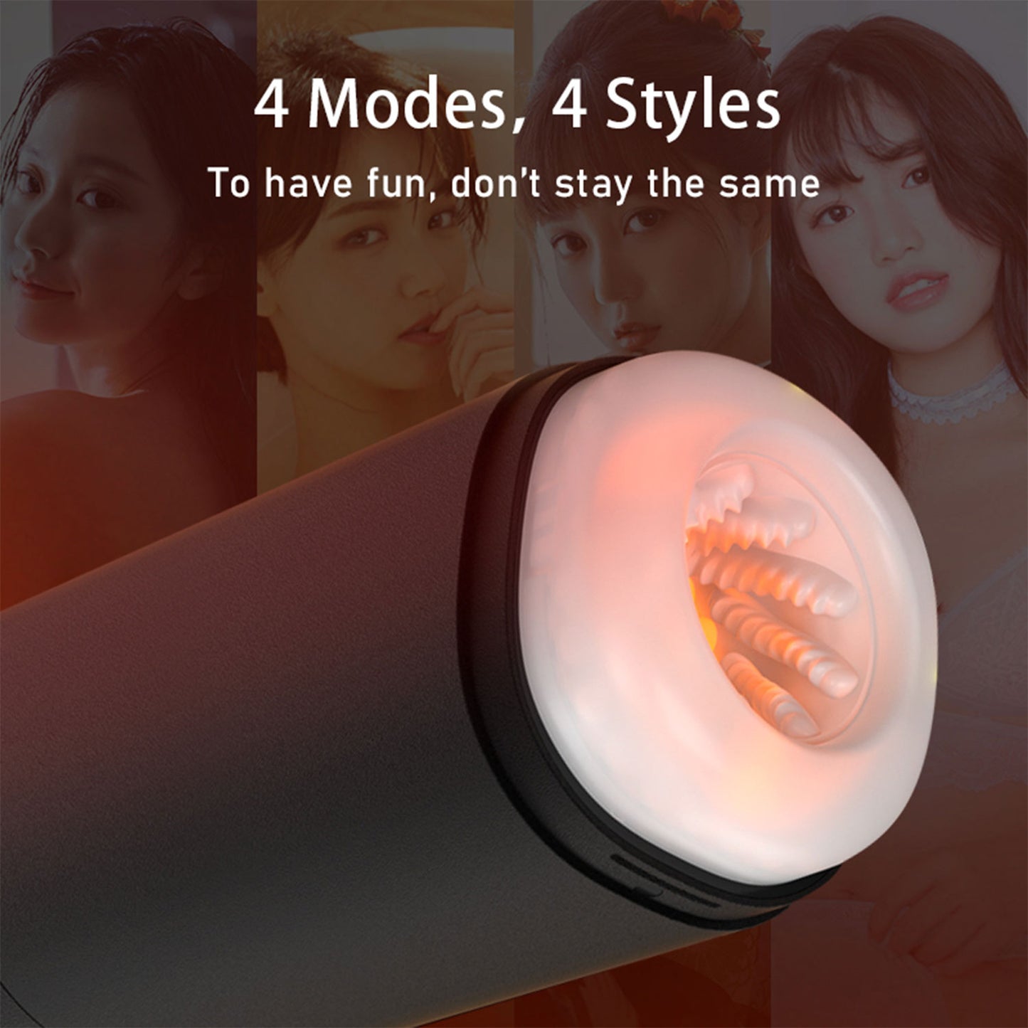 TryFun - Black Hole Pro App-Controlled Smart Retractable Male Masturbator