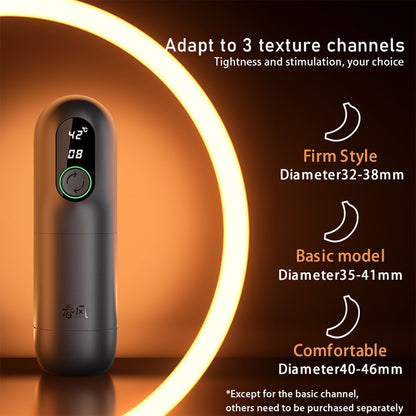 TryFun - Black Hole Pro App-Controlled Smart Retractable Male Masturbator