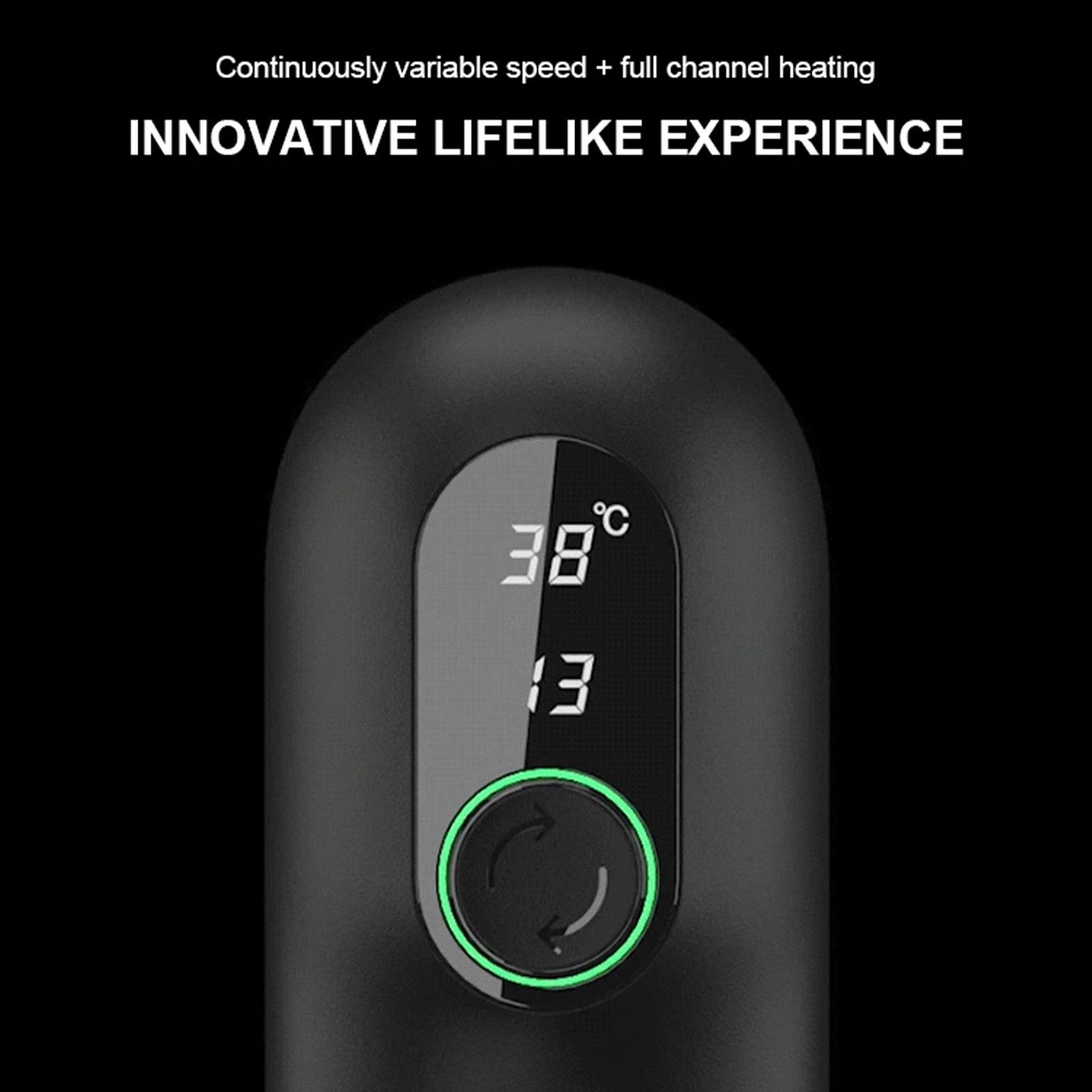 TryFun - Black Hole Pro App-Controlled Smart Retractable Male Masturbator