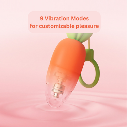 TryFun - Playful Carrot Vibrating Egg Massager