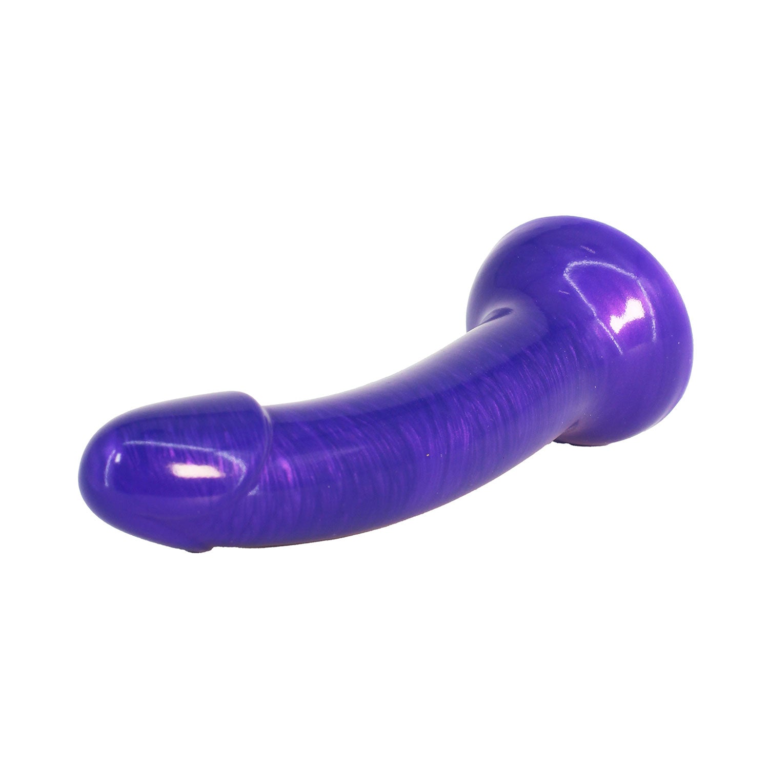 Unicorn Series - Pearly Smog 5.8-inch Silicone Dildo Purple