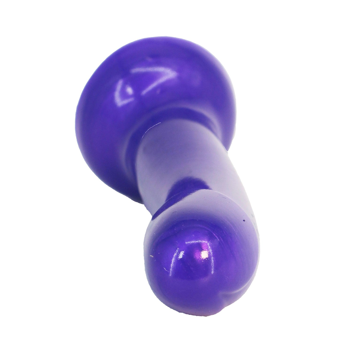 Unicorn Series - Pearly Smog 5.8-inch Silicone Dildo Purple