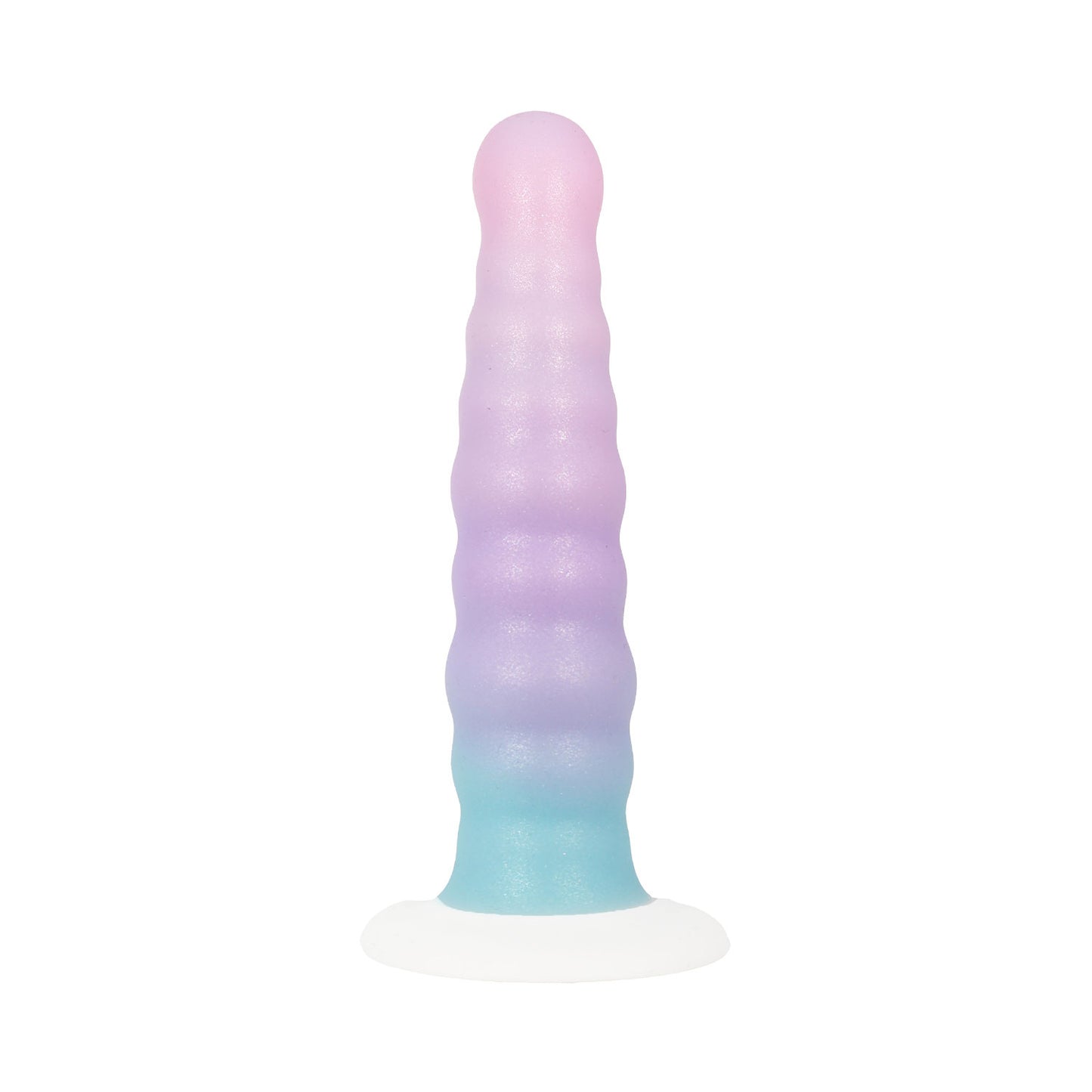 Unicorn Series - Dildo Silikon Cup Suction Fantasi Gradient 6.5 inci