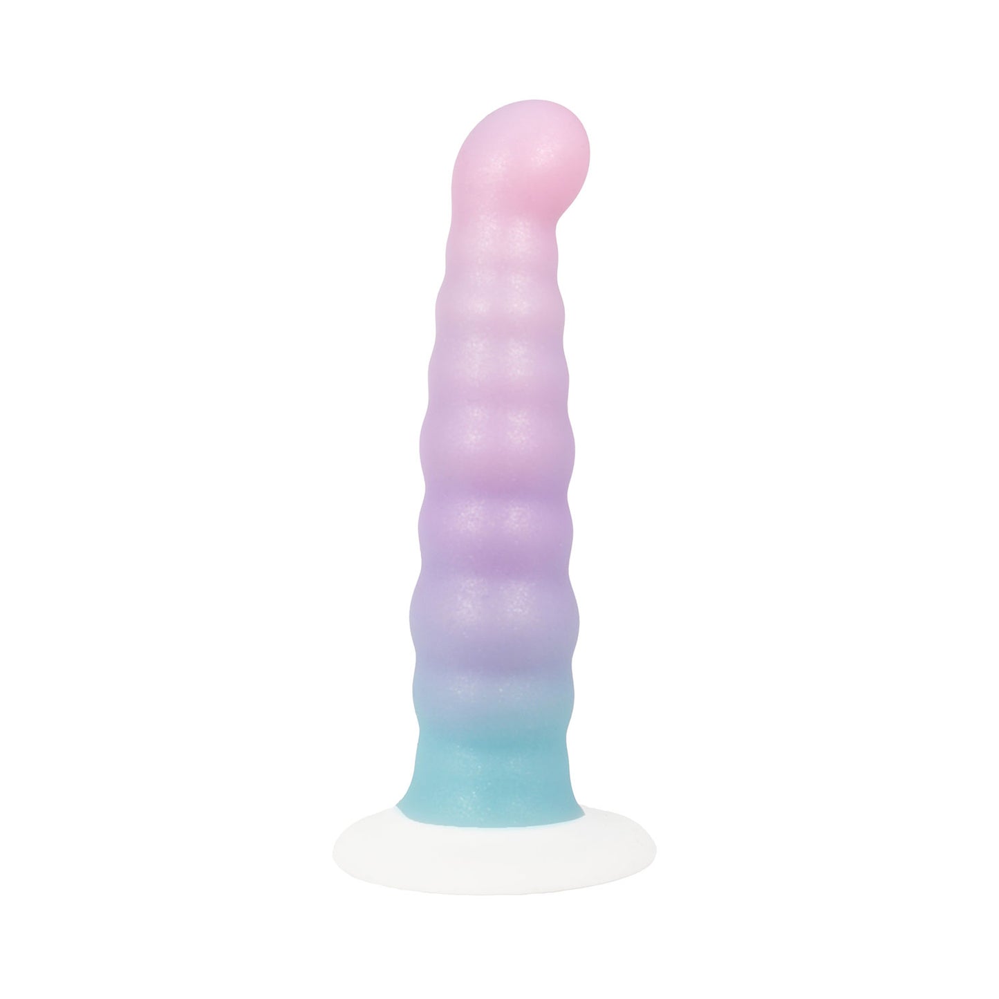 Unicorn Series - Dildo Silikon Cup Suction Fantasi Gradient 6.5 inci
