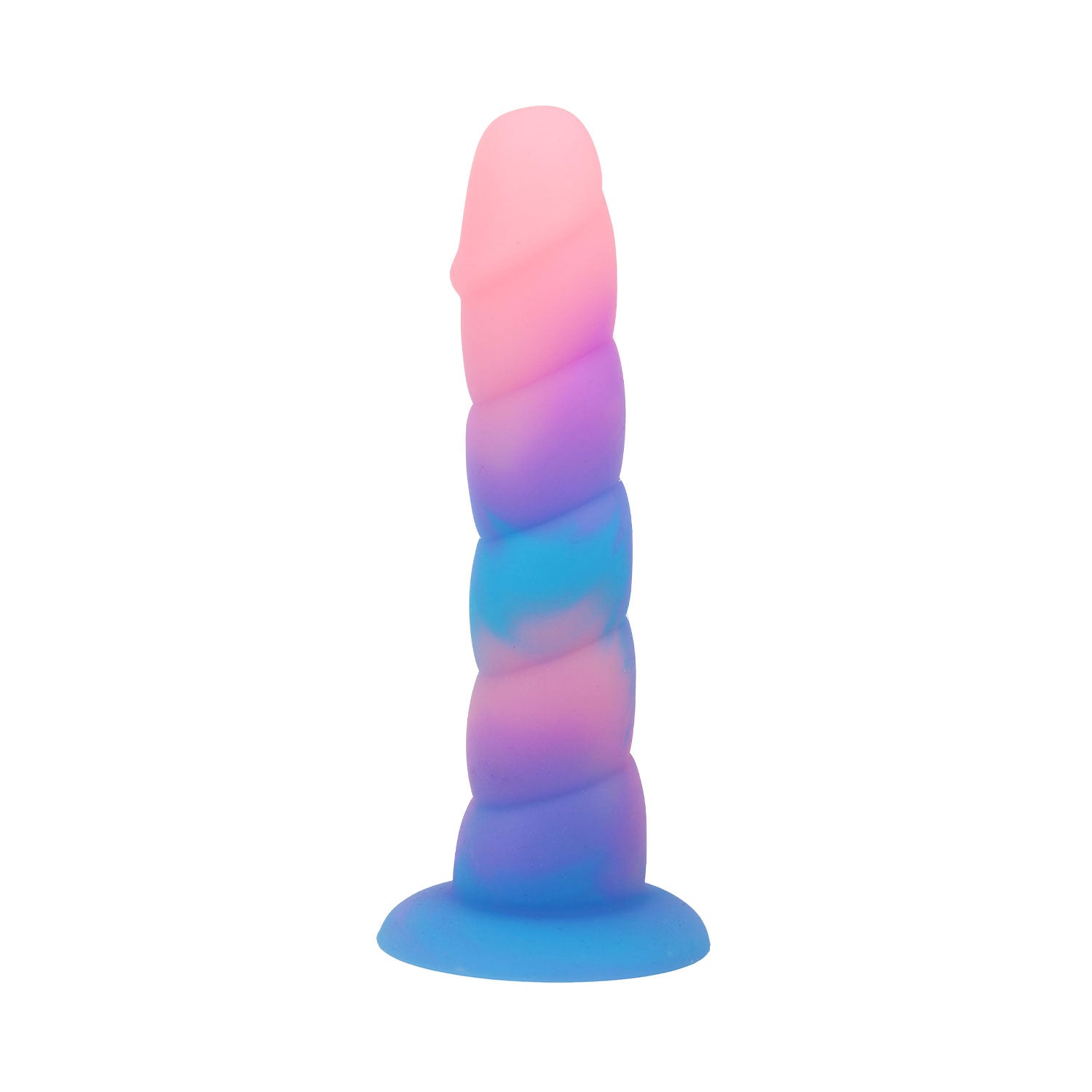 Unicorn Series - Pink Pleasure Glow in the Dark 6.7-inch Silicone Dildo