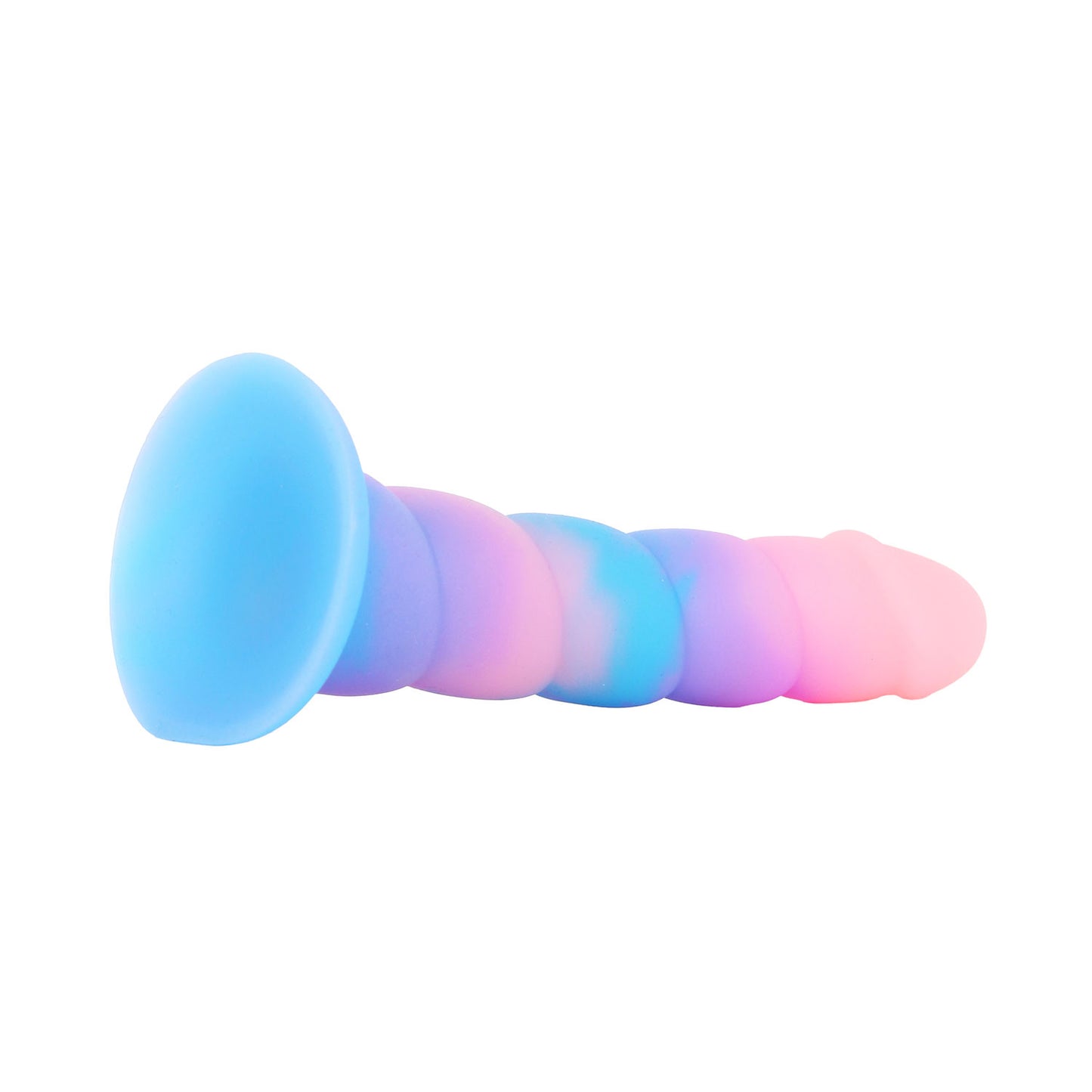 Unicorn Series - Pink Pleasure Glow in the Dark 6.7-inch Silicone Dildo