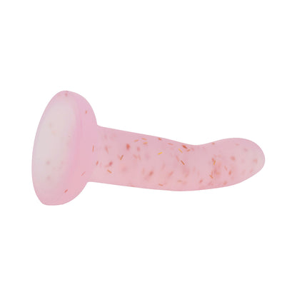 Unicorn Series - Sparkling Star Glitter 4.5" Silicone Suction Cup Dildo