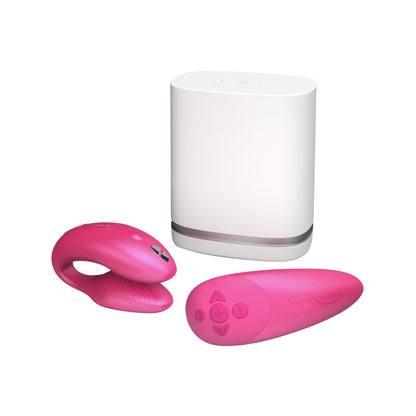 We Vibe - Chorus Remote Control Couple Vibrator (App Compatible) Hot Pink