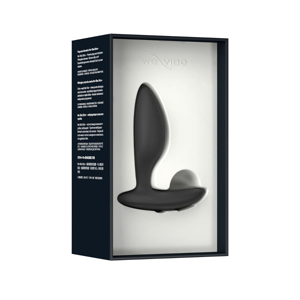 We-Vibe Ditto + App and Remote Controlled Anal Vibrator Satin Black