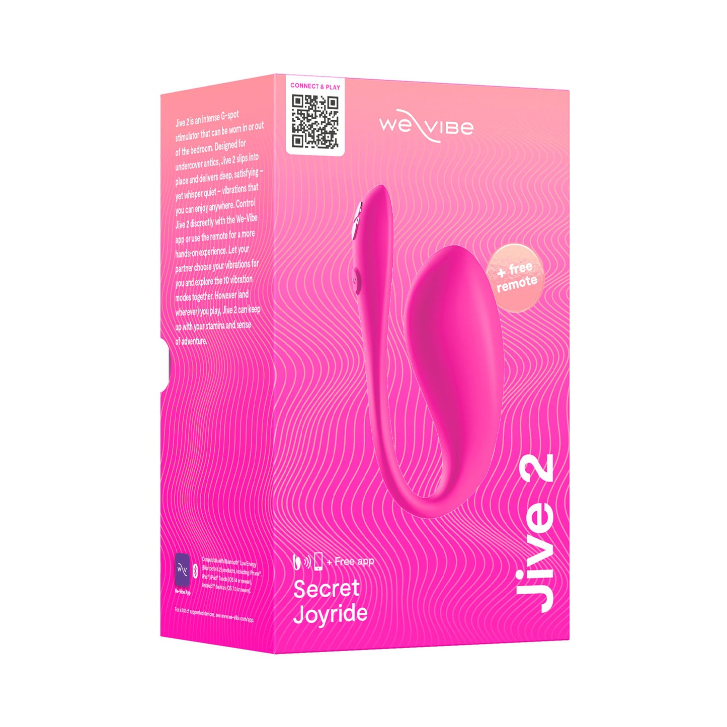 We-Vibe - Jive 2 App and Remote-Controlled Wearable G-Spot Egg Vibrator