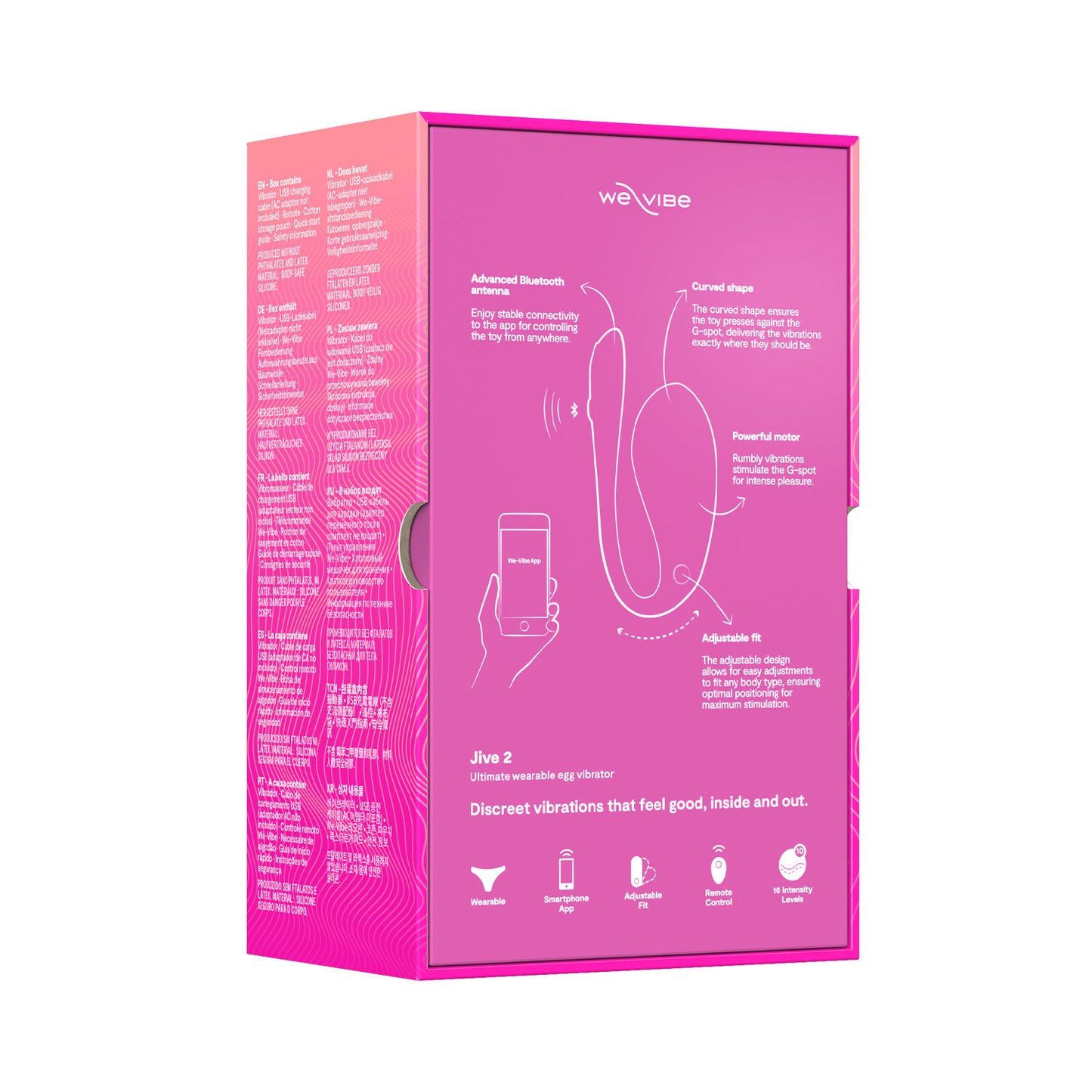 We-Vibe - Jive 2 App and Remote-Controlled Wearable G-Spot Egg Vibrator