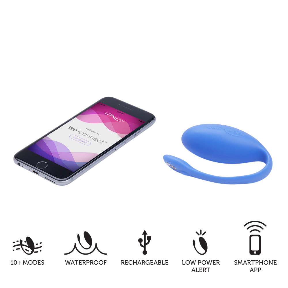 We Vibe - Jive App Controlled Rechargeable Bullet Egg Vibrator Blue