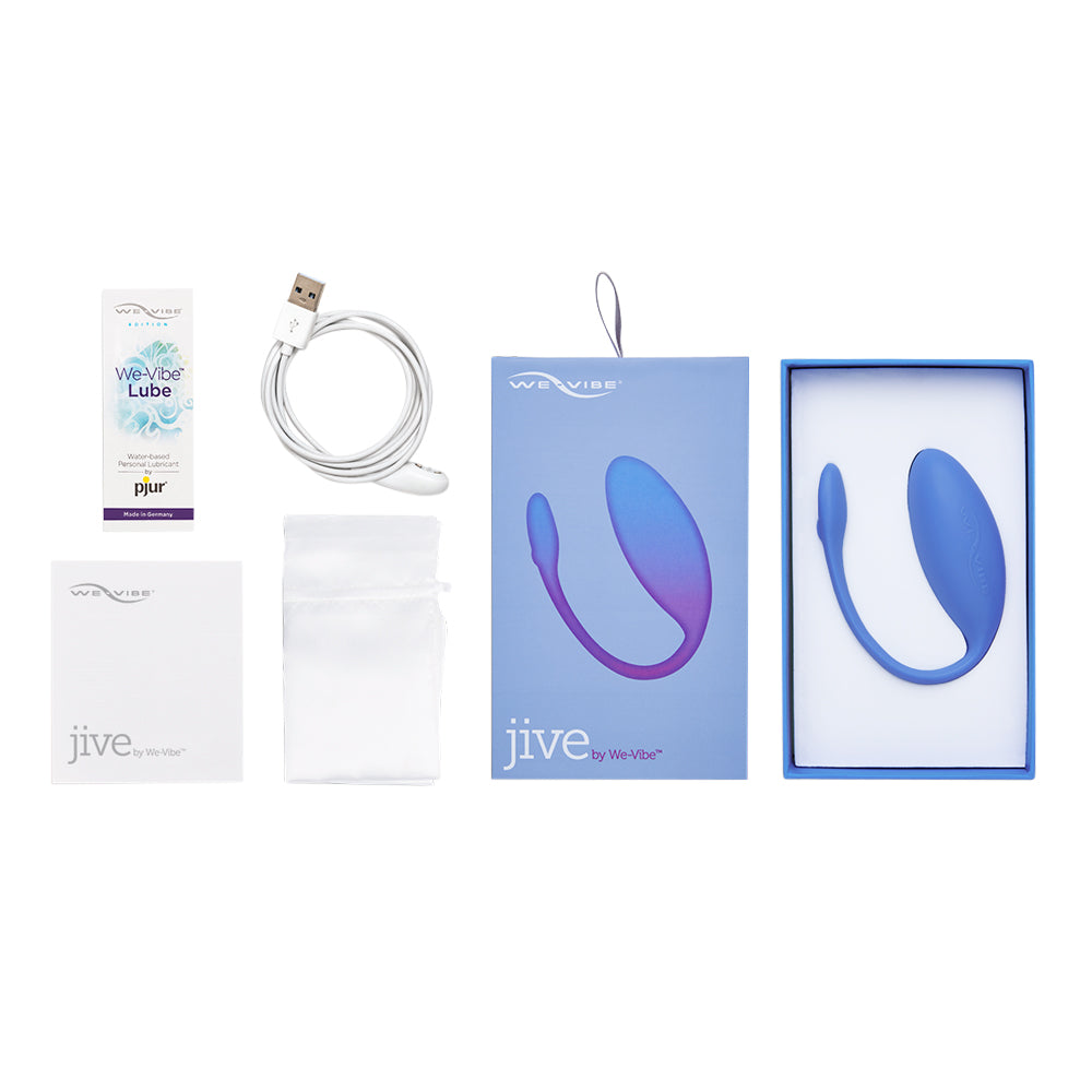 We Vibe - Jive App Controlled Rechargeable Bullet Egg Vibrator Blue