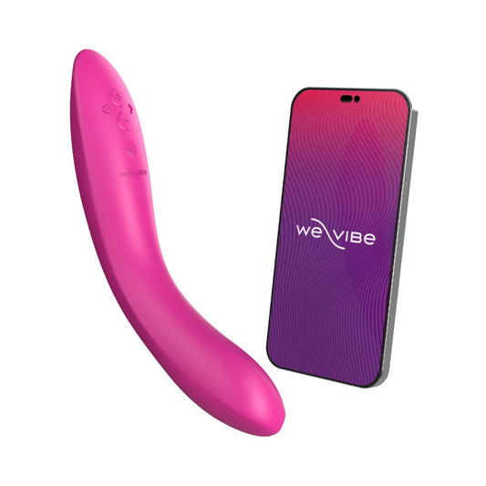 We-Vibe - Rave 2 App-Controlled Silicone G-Spot Vibrator Bold Pink