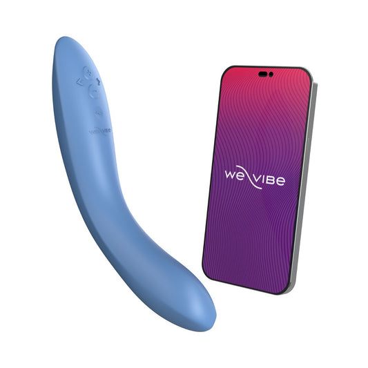 We-Vibe - Rave 2 App-Controlled Silicone G-Spot Vibrator Muted Blue