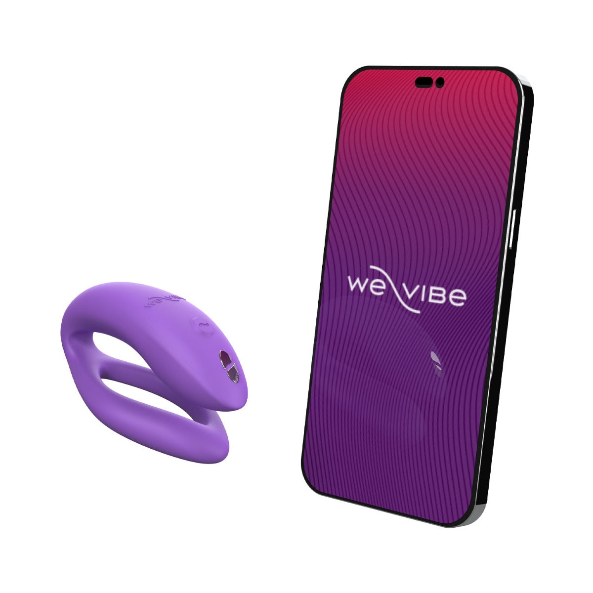 We-Vibe - Sync O App and  Remote-Controlled Silicone Couple's Vibrator Light Purple