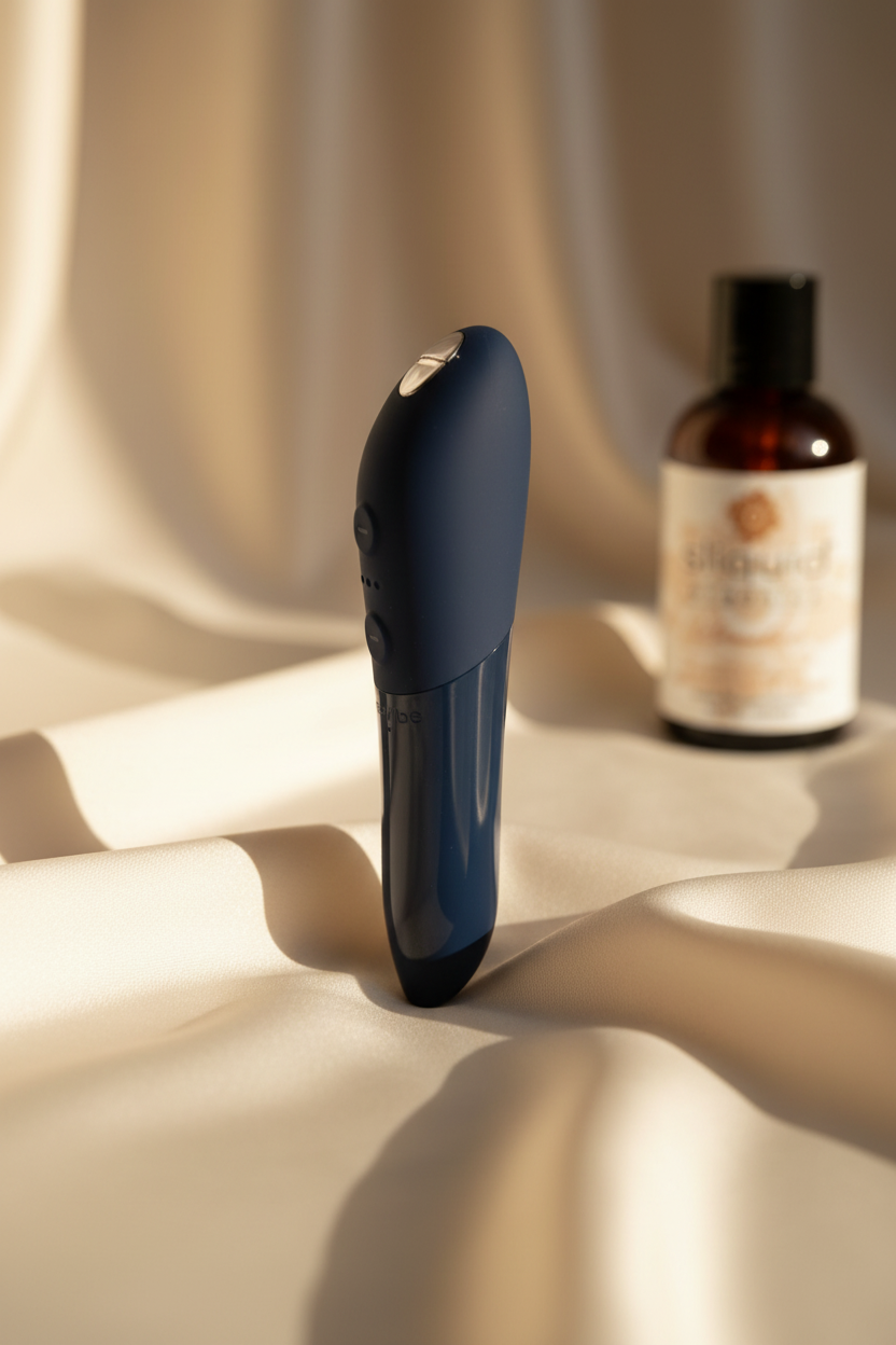 We-Vibe Tango X Close-up with Sliquid
