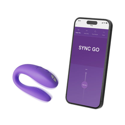 We-Vibe - Sync Go App and Remote-Controlled Couple Vibrator Light Purple