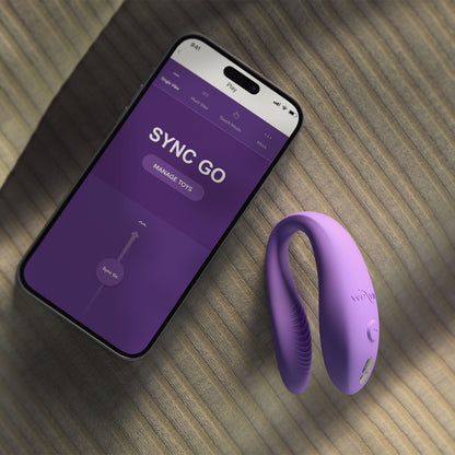 We-Vibe - Sync Go App and Remote-Controlled Couple Vibrator Light Purple