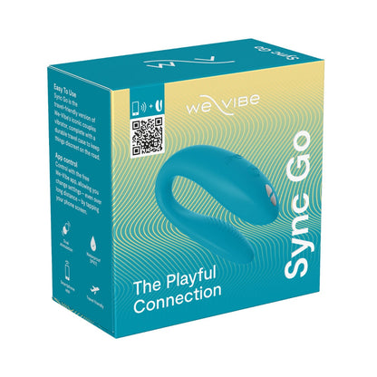 We-Vibe - Sync Go App and Remote-Controlled Couple Vibrator Turquoise