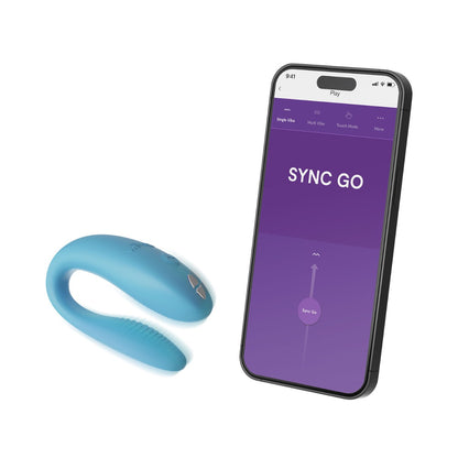 We-Vibe - Sync Go App and Remote-Controlled Couple Vibrator Turquoise