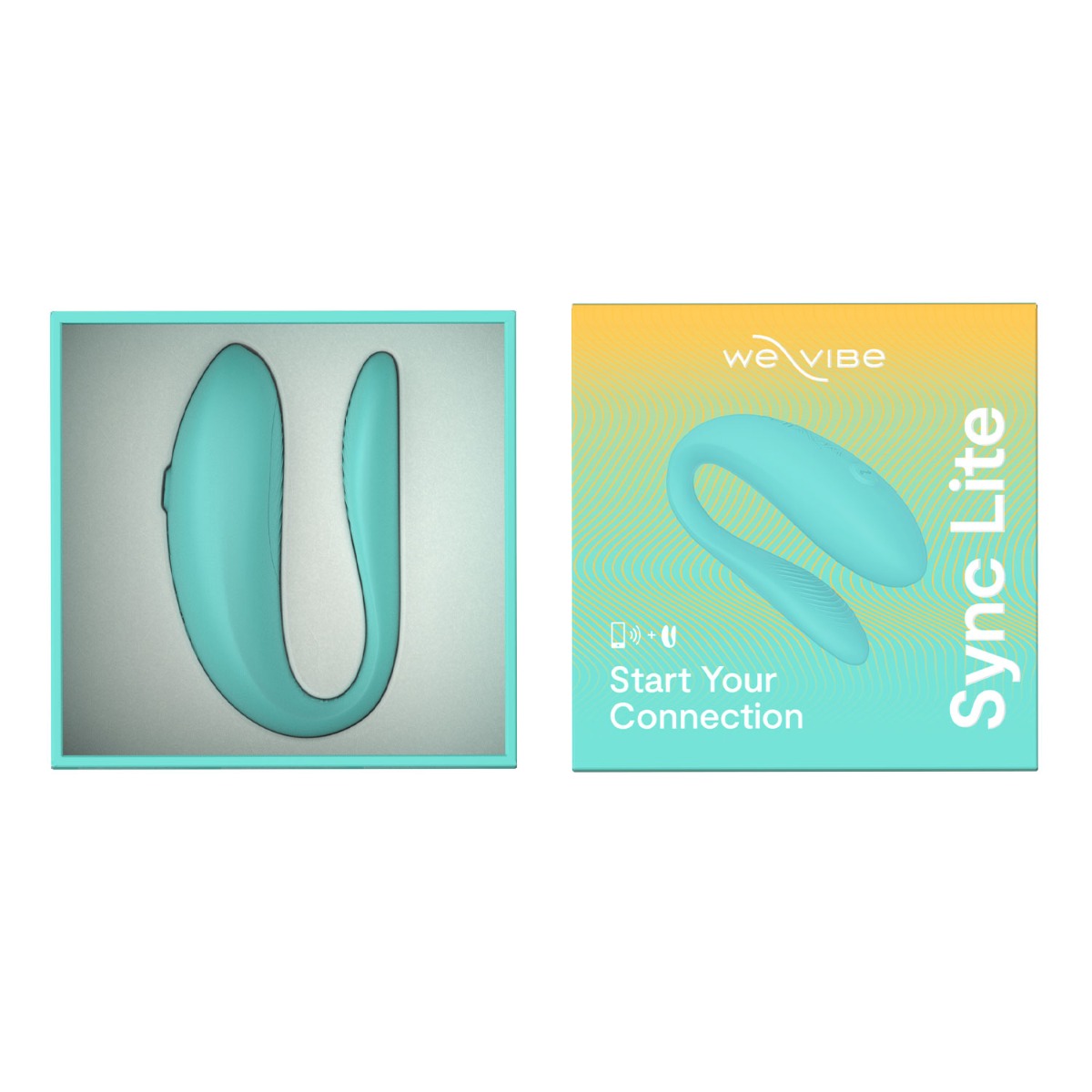 We-Vibe - Sync Lite App-Controlled Couple Vibrator Aqua