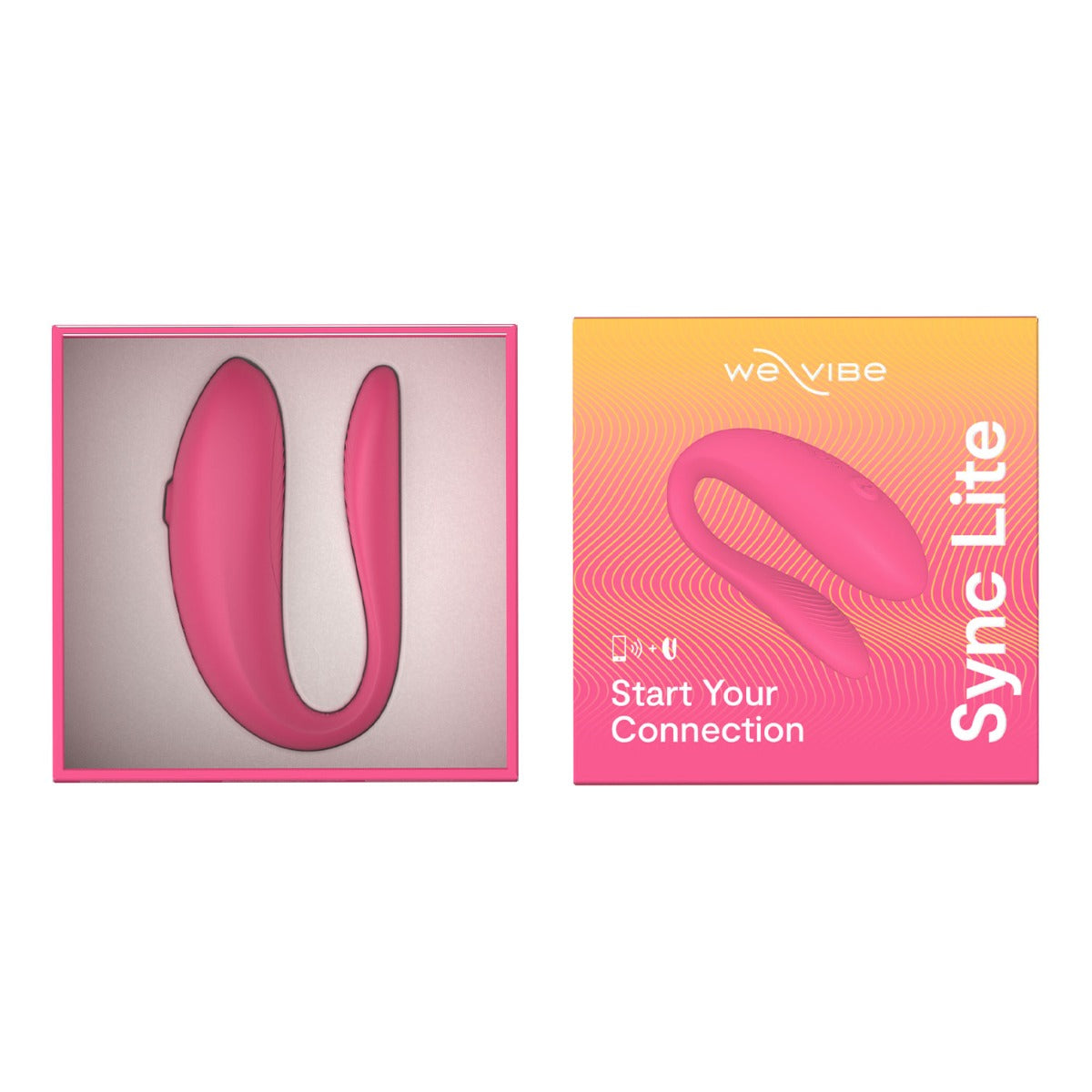 We-Vibe - Sync Lite App-Controlled Couple Vibrator Pink