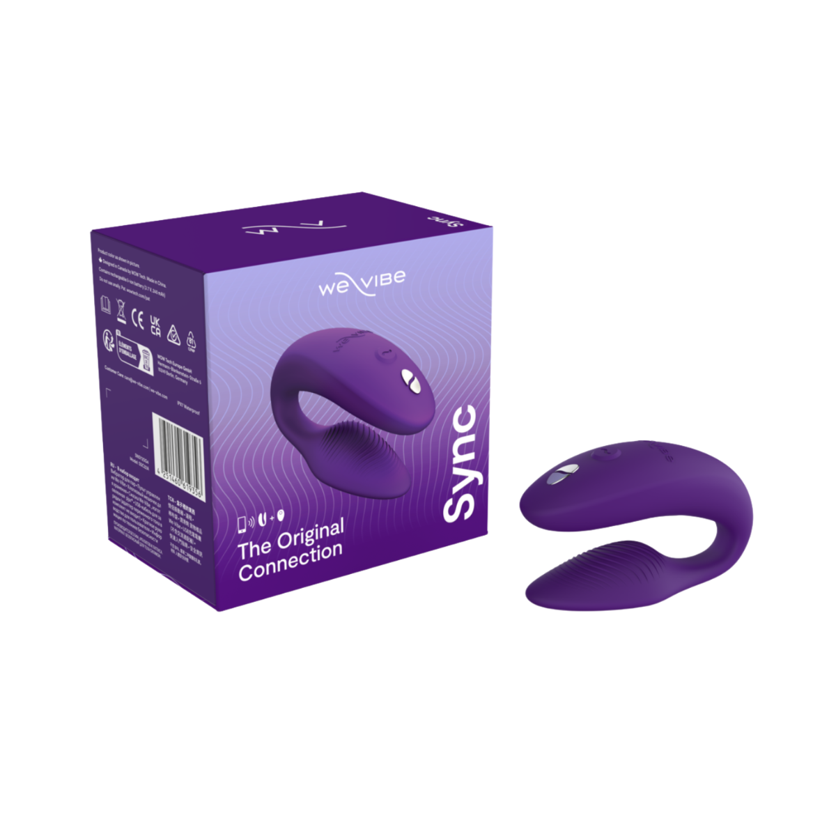 We-Vibe - Sync 2 App-Controlled Couples Vibrator with Remote (Purple)