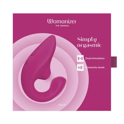 Womanizer - Blend Dual Stimulation Vibrator Vibrant Pink