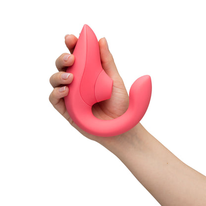 Womanizer - Blend Dual Stimulation Vibrator Vibrant Rose