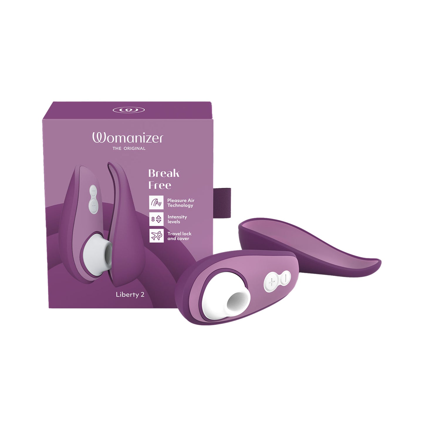 Womanizer - Liberty 2 Rechargeable Clitoral Stimulator Purple