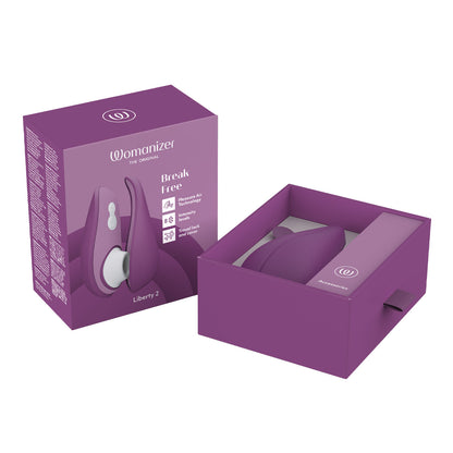 Womanizer - Liberty 2 Rechargeable Clitoral Stimulator Purple