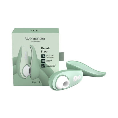 Womanizer - Liberty 2 Rechargeable Clitoral Stimulator Sage