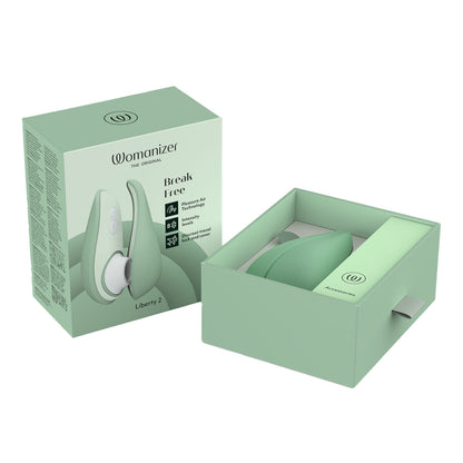 Womanizer - Liberty 2 Rechargeable Clitoral Stimulator Sage