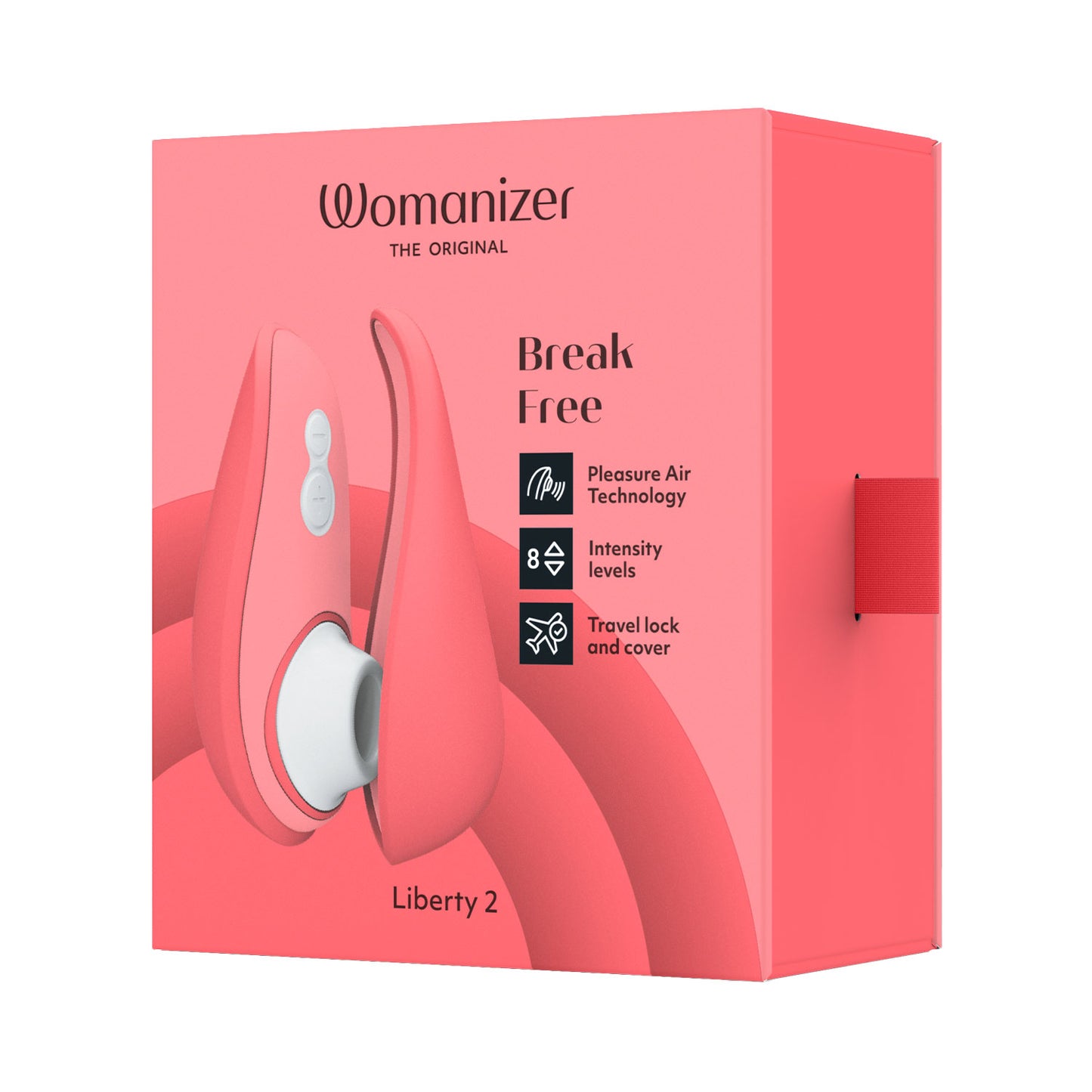 Womanizer - Liberty 2 Rechargeable Clitoral Stimulator Vibrant Rose