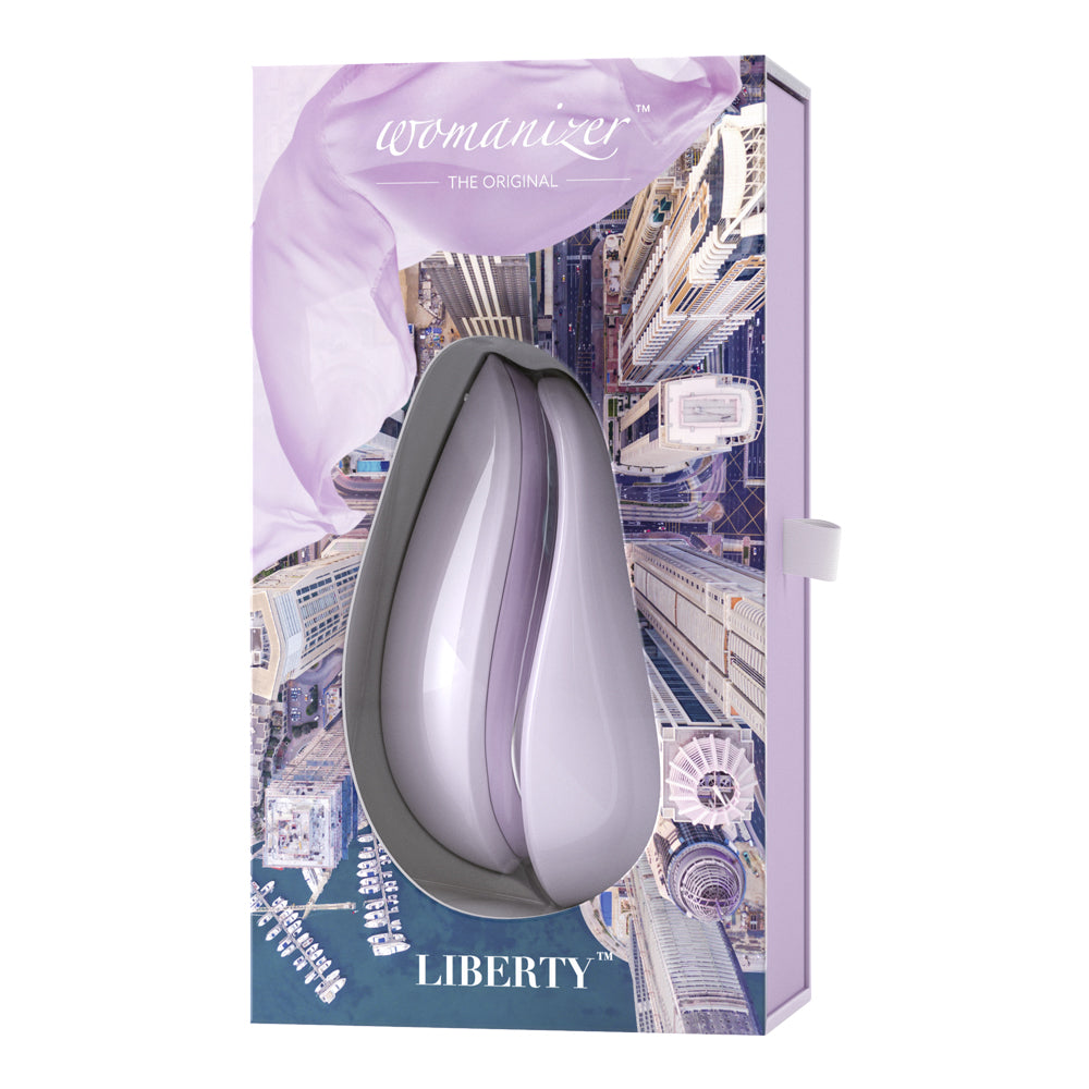 Womanizer - Liberty Rechargeable Clitoral Stimulator Purple