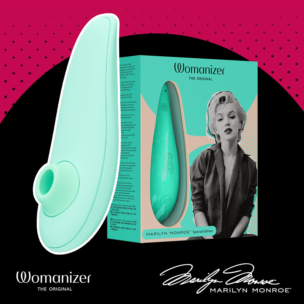 Womanizer - Marilyn Monroe Special Edition Classic 2 Clitoral Stimulator (Mint)