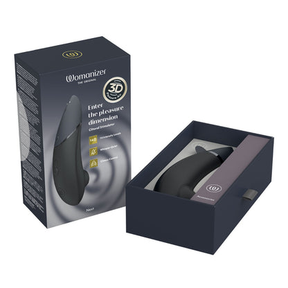 Womanizer - Next Clitoral Stimulator with 3D Pleasure Air Technology Black