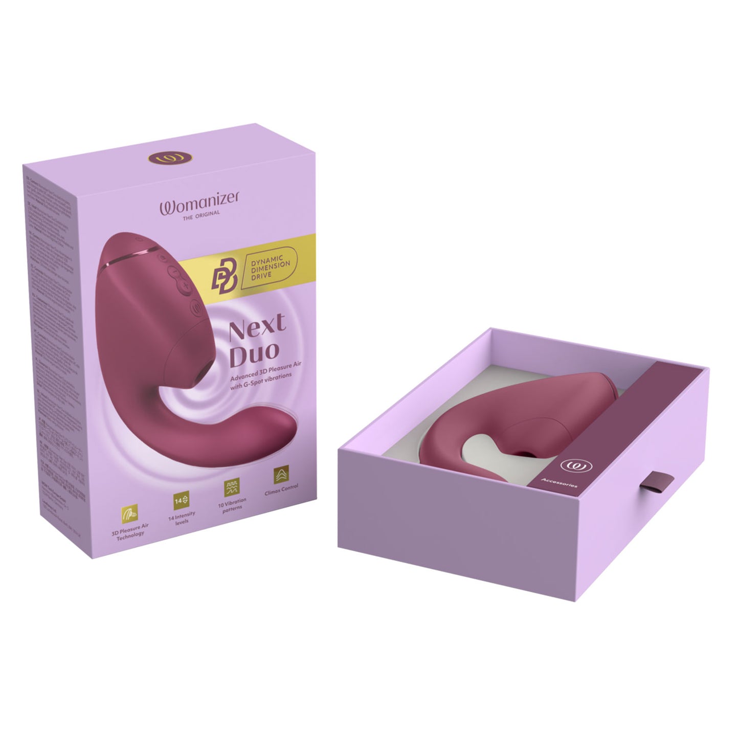 Womanizer - Next Duo Dual Stimulator with Pleasure Air Technology