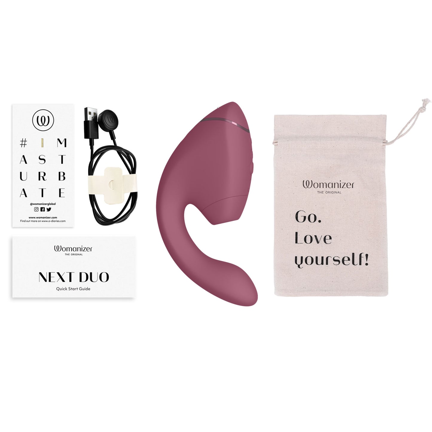 Womanizer - Next Duo Dual Stimulator with Pleasure Air Technology