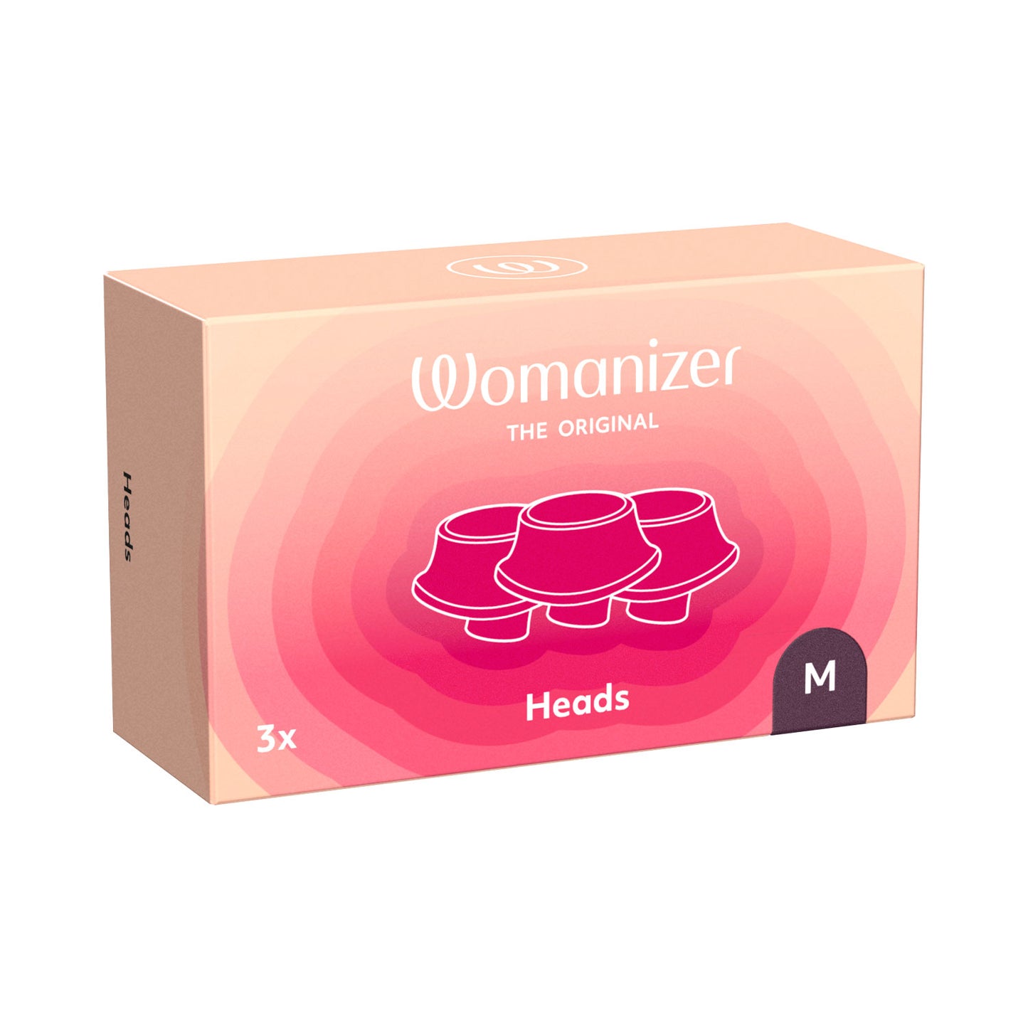 Womanizer - Next Dark Purple Stimulation Heads Replacement Box of 3 Medium