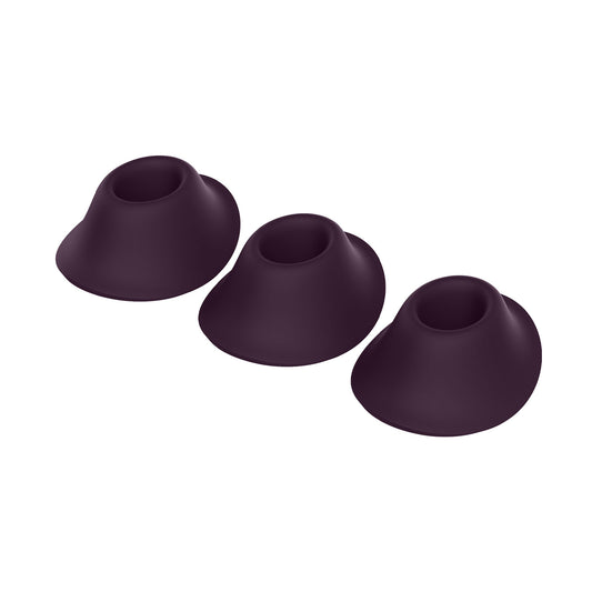 Womanizer - Next Dark Purple Stimulation Heads Replacement Box of 3 Medium