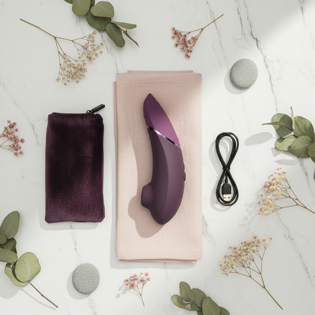 Womanizer Next Overhead Flat Lay