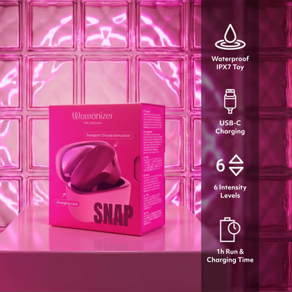 Womanizer - Snap Clitoral Stimulator Crushed Berry